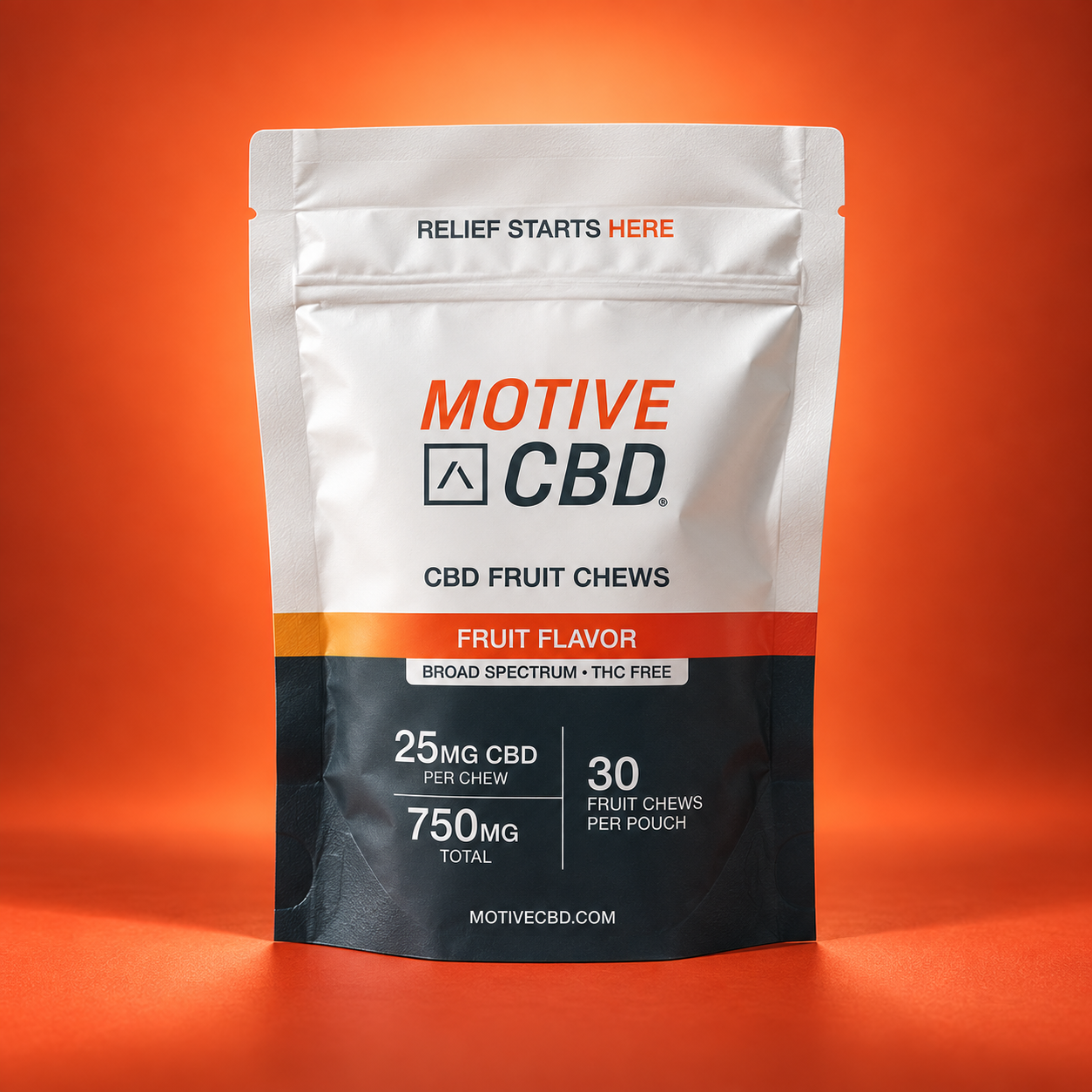 750mg Broad Spectrum Fruit Chews – Motive CBD