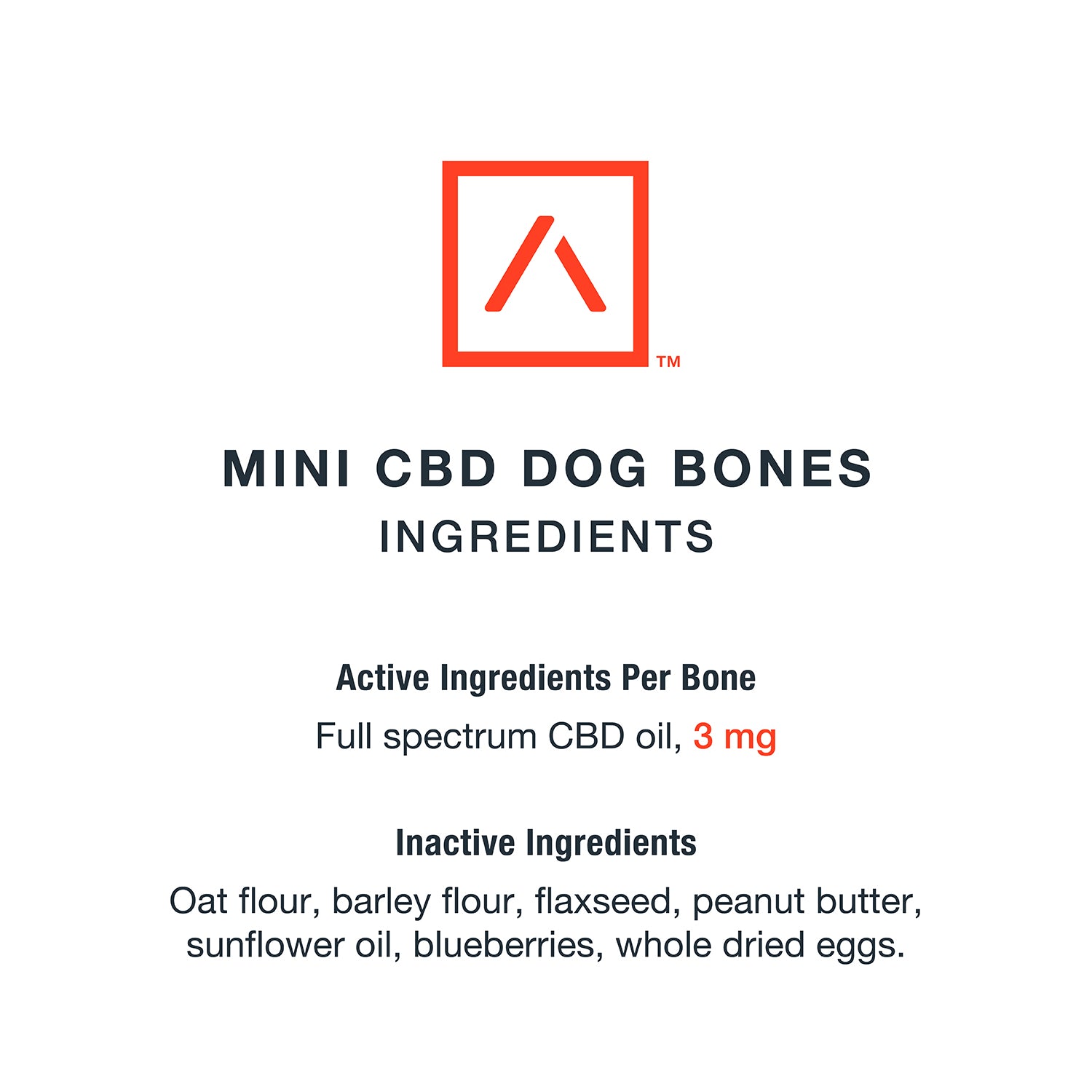 200mg Mini Dog Bones Peanut Butter & Blueberry