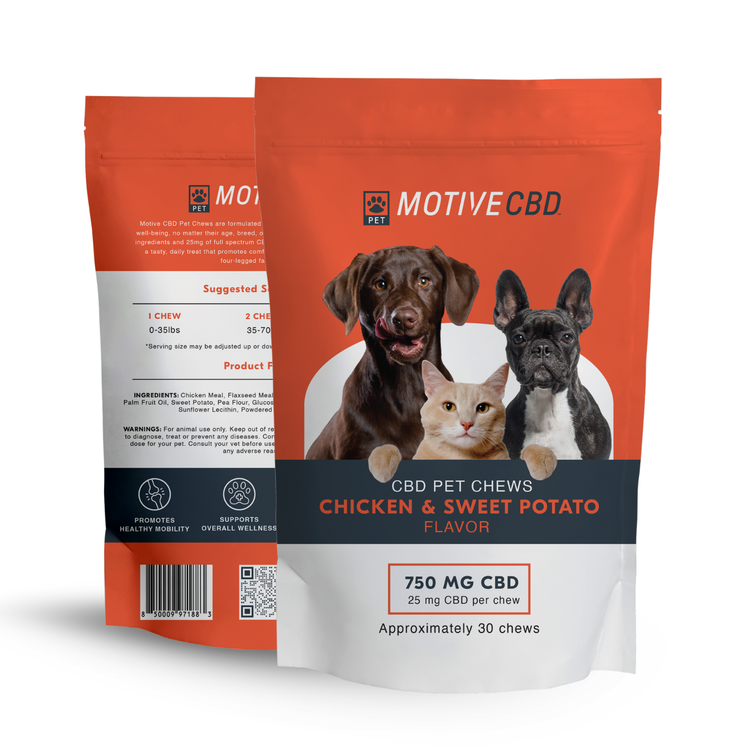 750mg Chicken & Sweet Potato Pet Chews